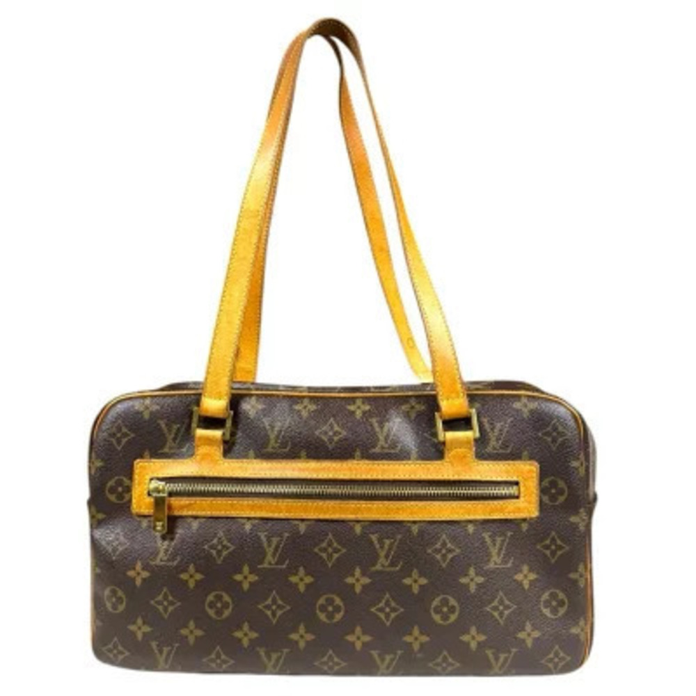Louis Vuitton Cite Monogram Shoulder Bag Canvas Brown